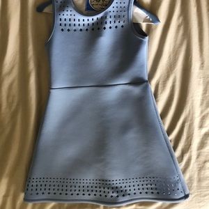 Light blue mesh never worn dress